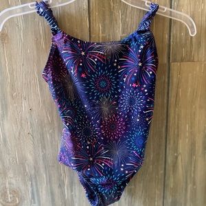 Kids fireworks bathing suit